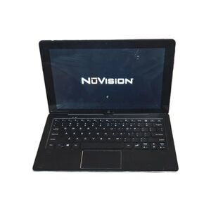 NuVision TM1ETW728L Tablet/Laptop Convertible Windows 10 Black Keyboard